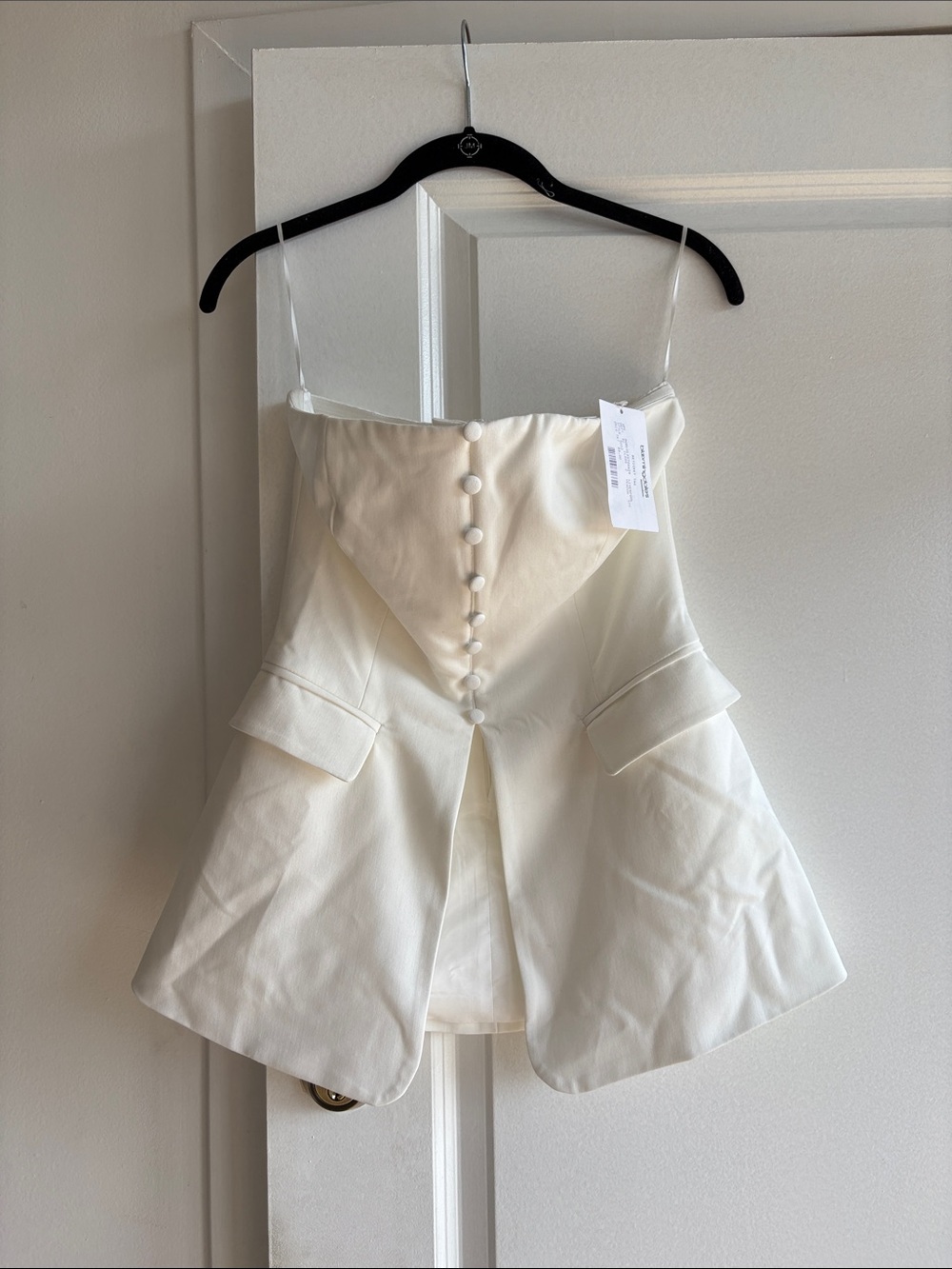 Women’s Cream Corset-Style Button Front Camisole